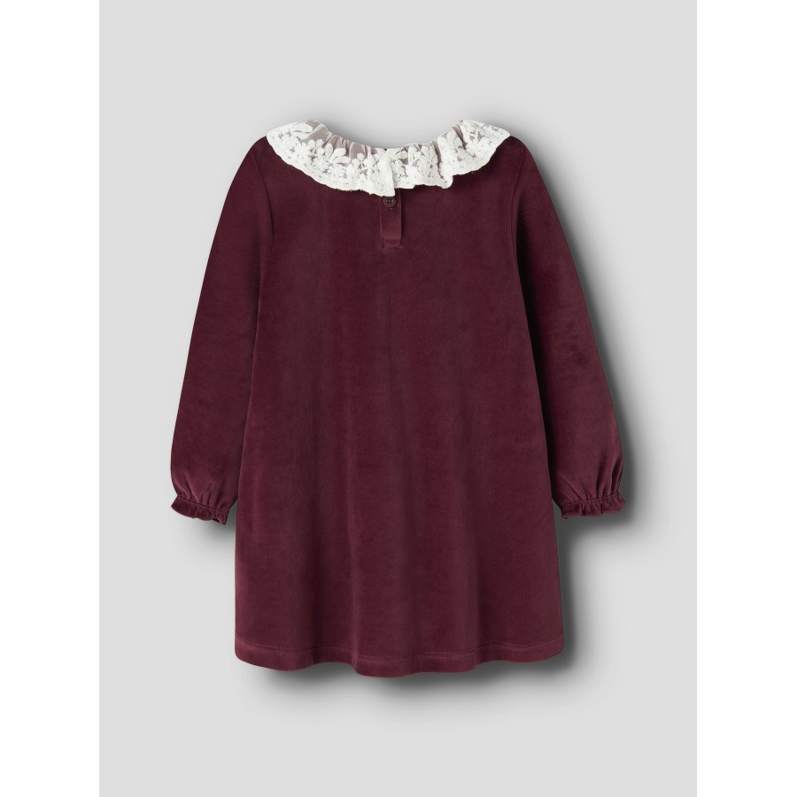 Name It - Jule Kjole - Roxy - Burgundy - Billede 5