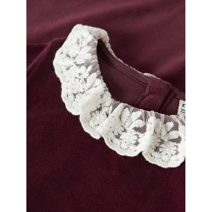 Name It - Jule Kjole - Roxy - Burgundy - Billede 3