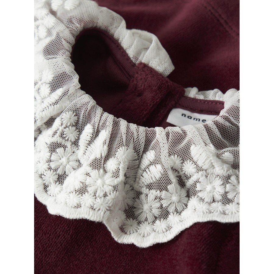 Name It - Jule Kjole - Roxy - Burgundy - Billede 2