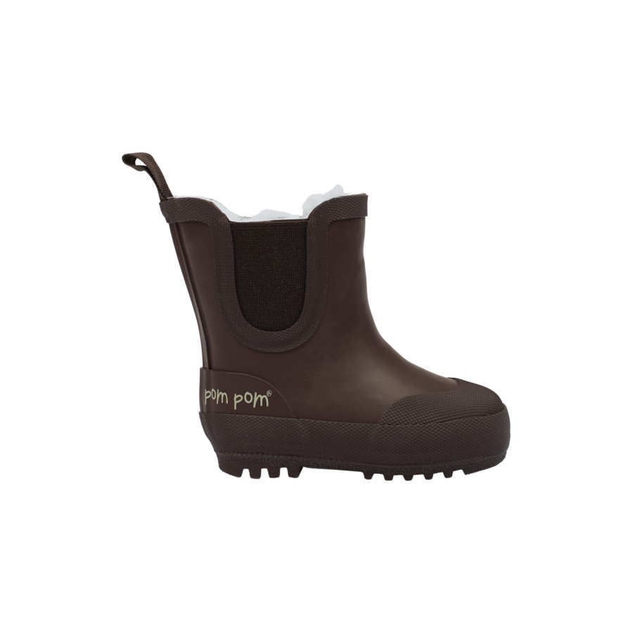 Pom Pom - Termo gummistøvle - Brook - Chocolate - Billede 2