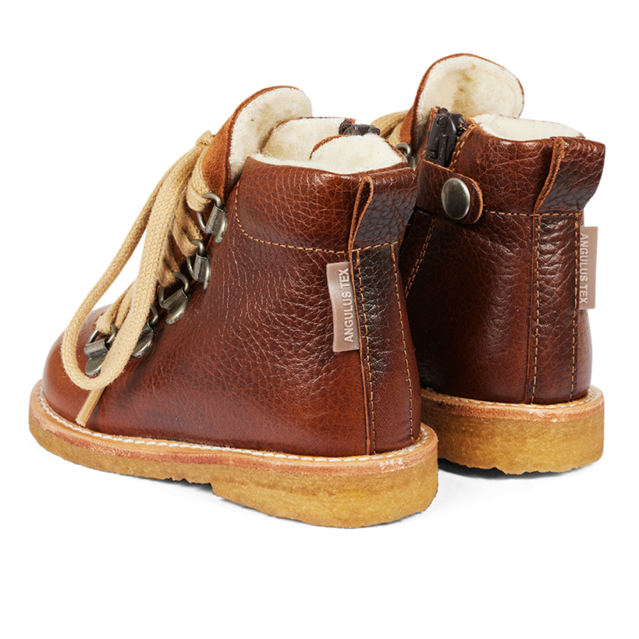 Angulus - Begynder Vinterstøvle m. TEX - Cognac - Billede 2