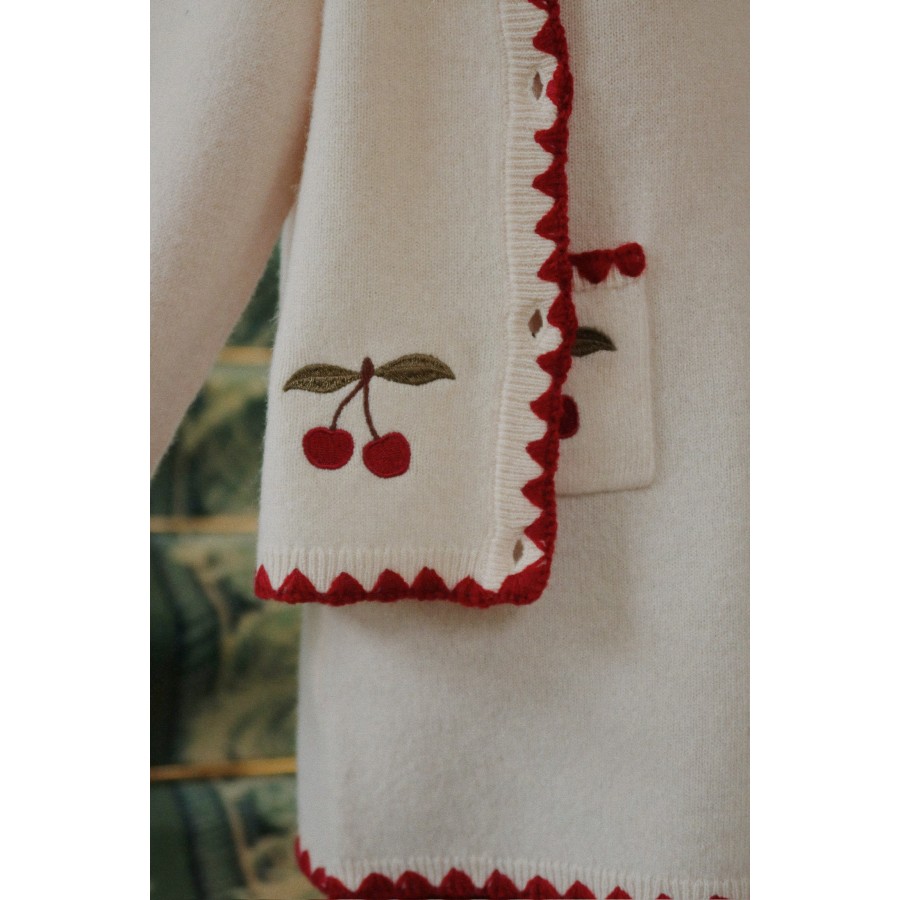 Konges Sløjd - Cardigan - Uld - Colette - Off White - Billede 5