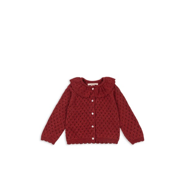 Konges Sløjd - Cardigan - Holiday - Red Dahlia