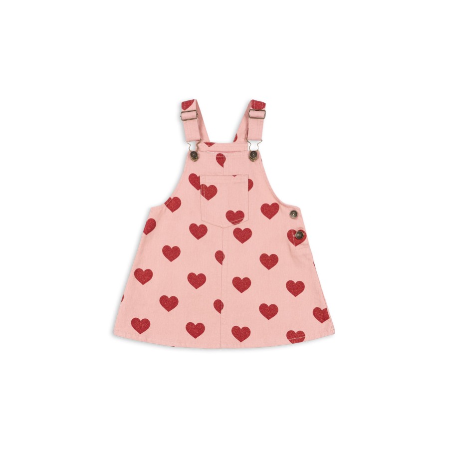 Konges Sløjd - Kjole Overall - Magot - Amour Glitter