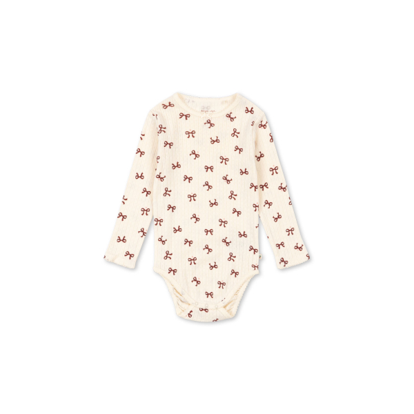 Konges Sløjd - Body - Minnie - Bow Rouge