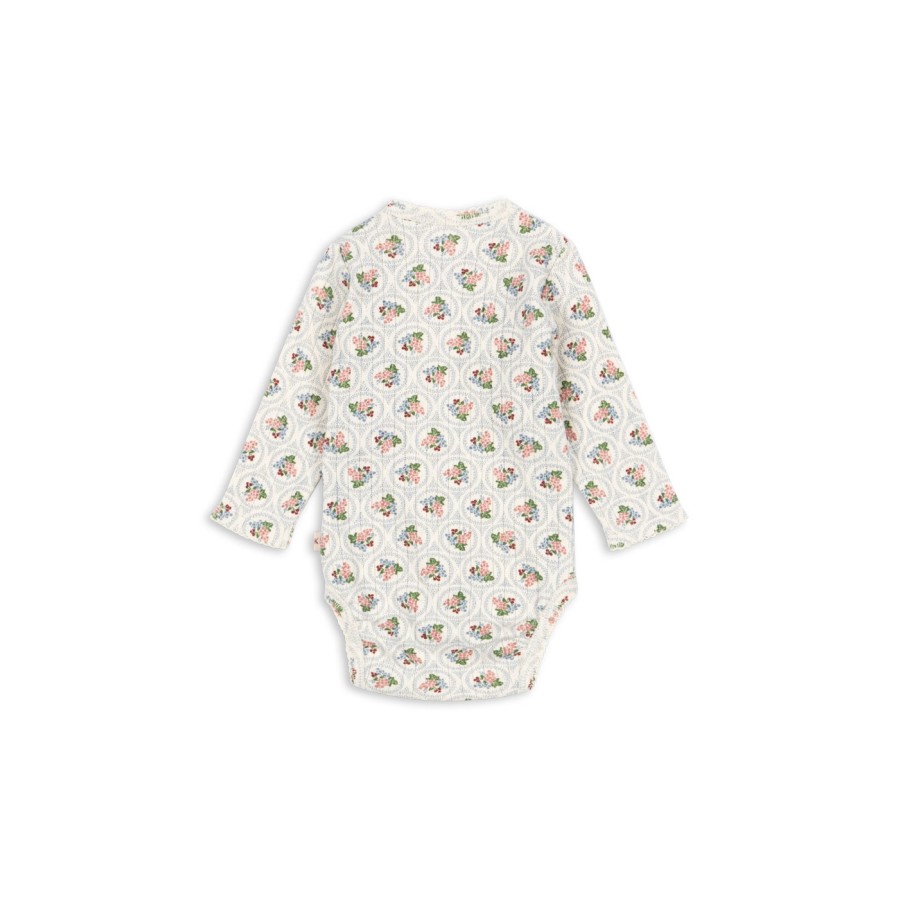 Konges Sløjd - Slå-om-body - Newborn - Minnie - Verona Blues - Billede 2