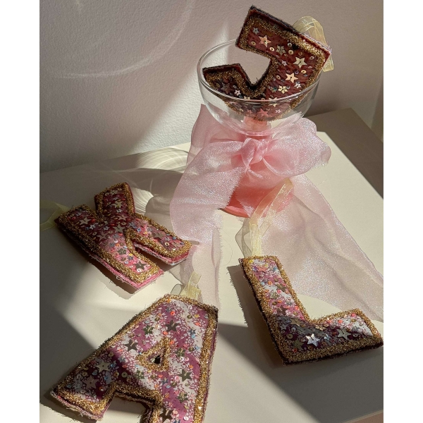 Sissel Edelbo - Bogstav Ornament - Vintage Kantha
