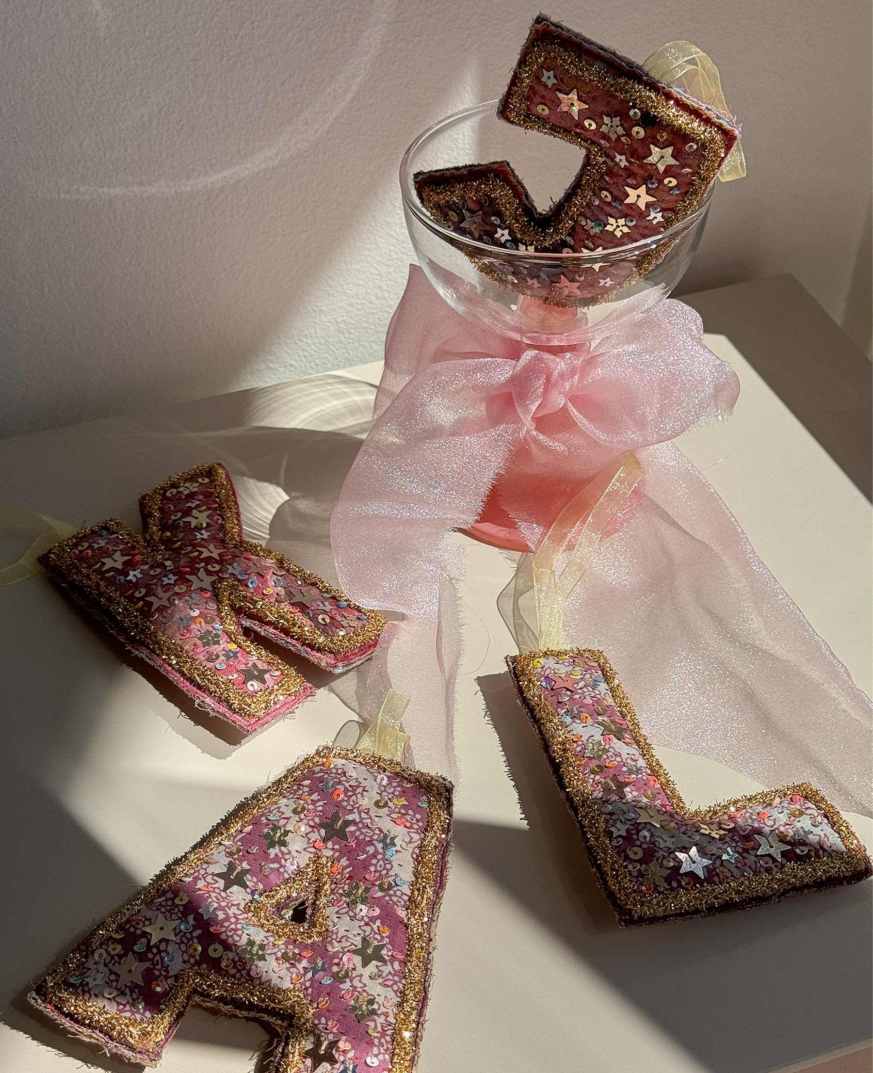 Sissel Edelbo - Bogstav Ornament - Vintage Kantha