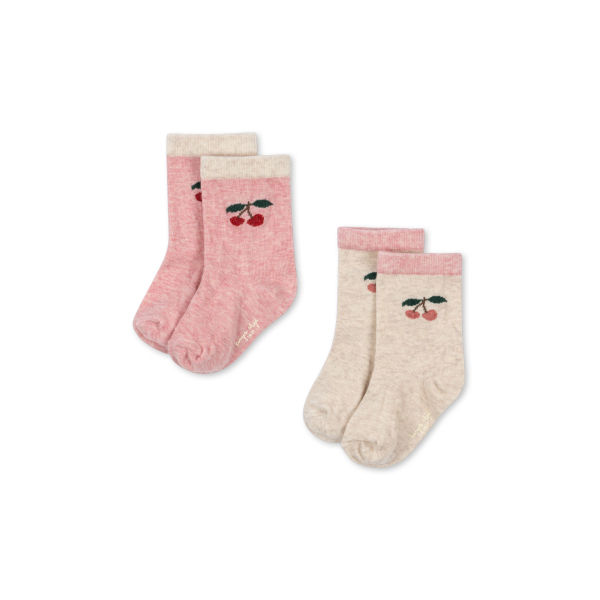Konges Sløjd - 2-pak - Strømper - Cherry