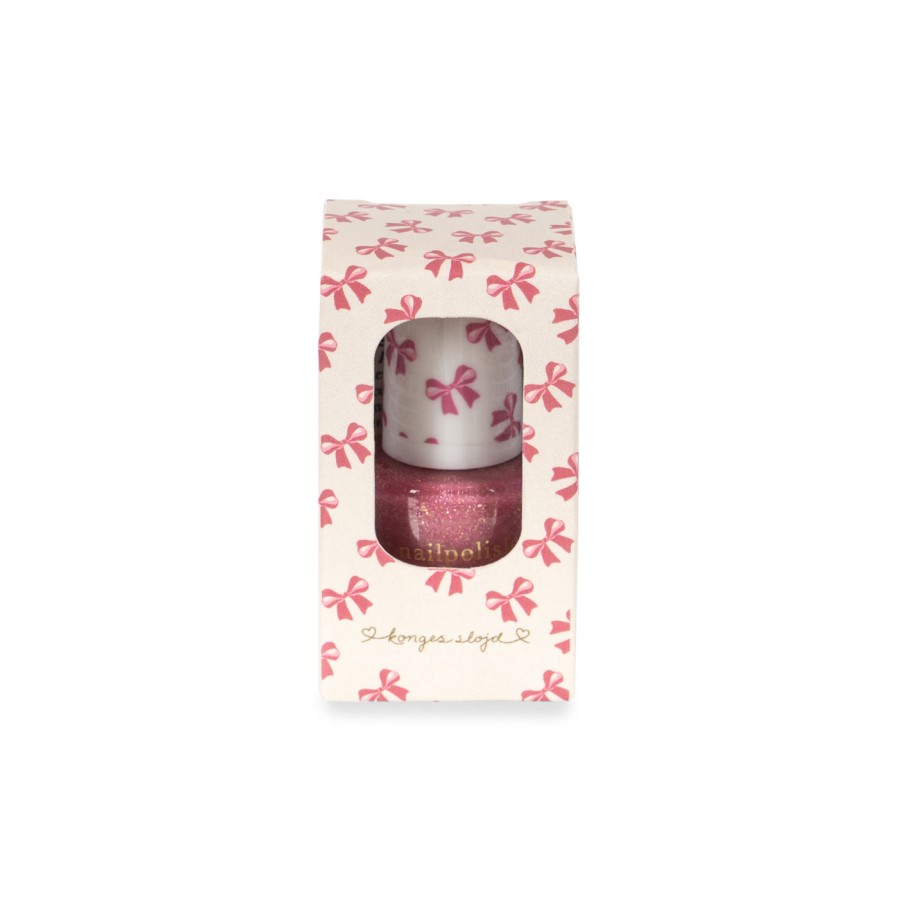 Konges Sløjd - Neglelak - Twinkle Peel Off - Amour Pink - Billede 2