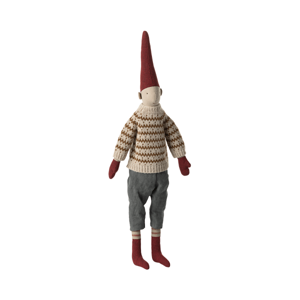 Maileg - Pixy Nisse - Str. 3 - Dreng Strikket Sweater