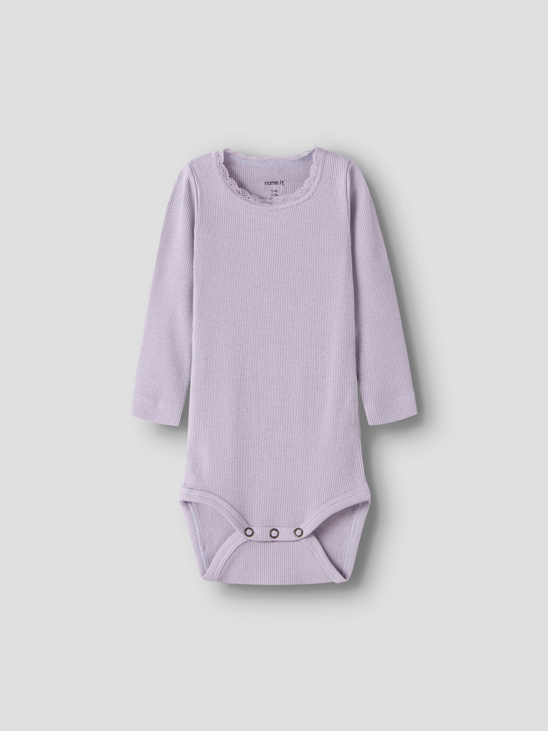 Name It - Body - Kab - Rib - Lavender Gray