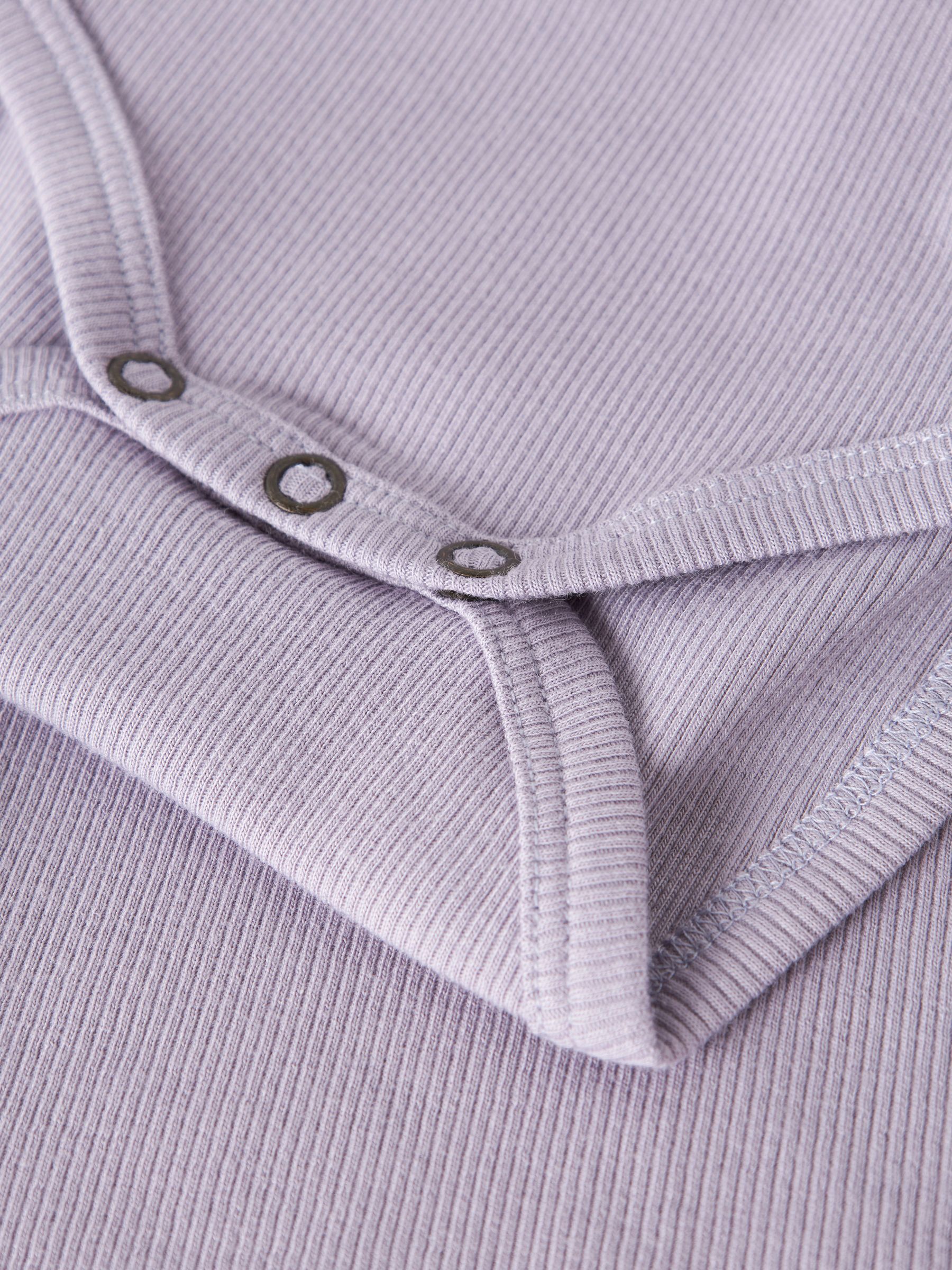 Name It - Body - Kab - Rib - Lavender Gray - Billede 3