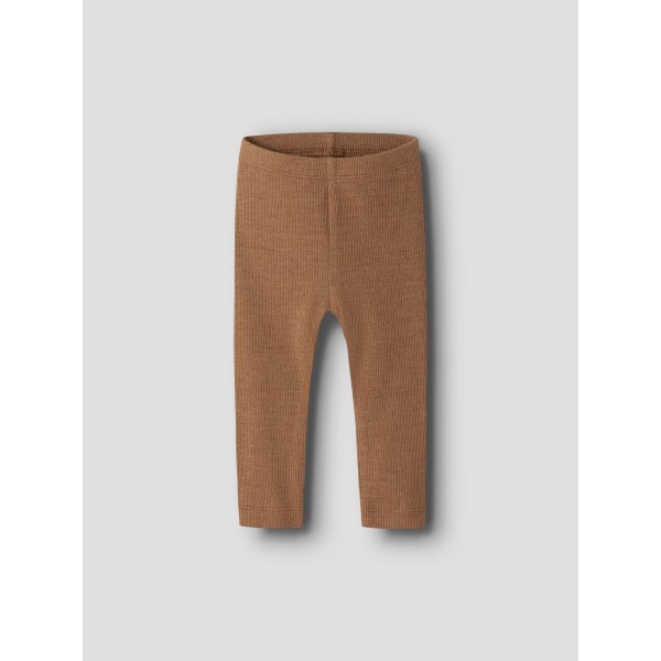 Name It - Leggings - Kab - Rib - Toasted Coconut Melange