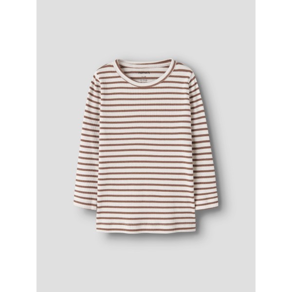 Name It - Bluse - Bani - Rib - Toasted Coconut