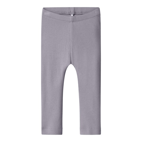 Name It - Leggings - Kab - Rib - Lavender Gray