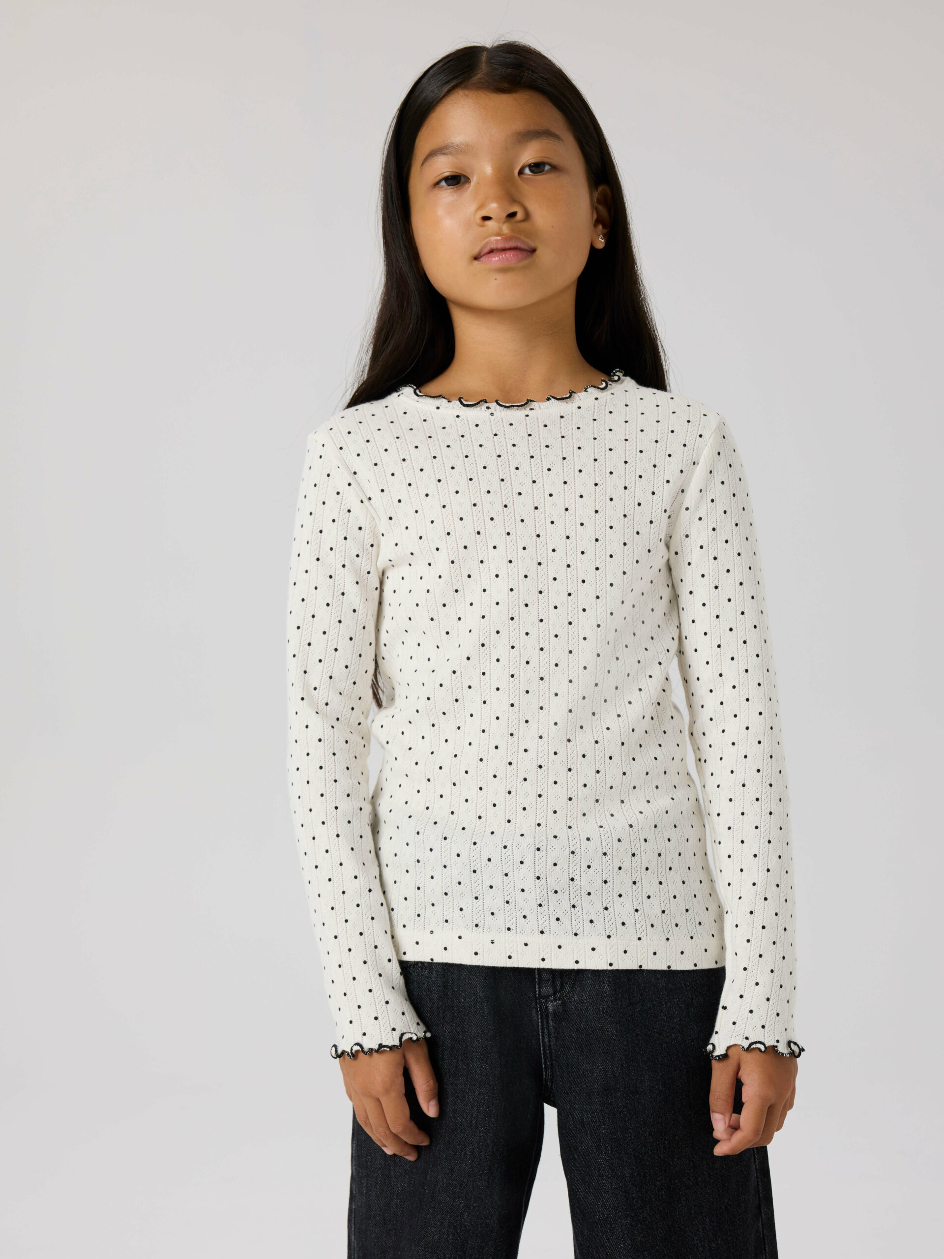 Name It - Bluse - Tania - Cloud Dancer - Billede 3