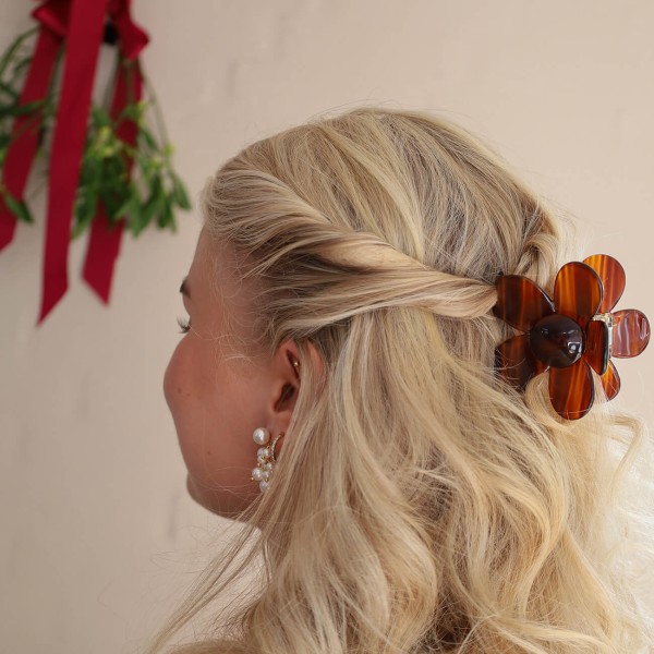 By Stær - Hårklemme - Bitte - Brun