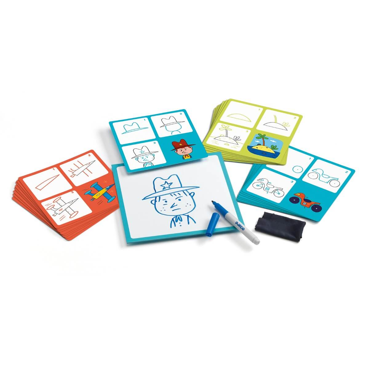 Djeco - Lær at tegne - Trin for trin - Arthurs Verden - Billede 2