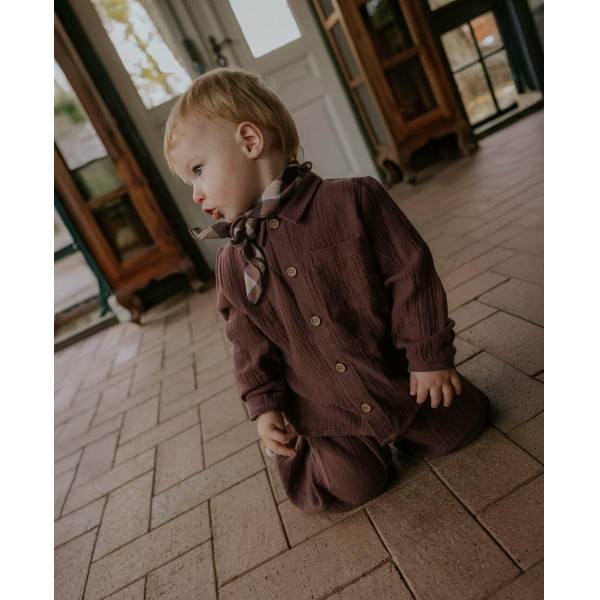 Mørkebrun skjorte fra Fliink