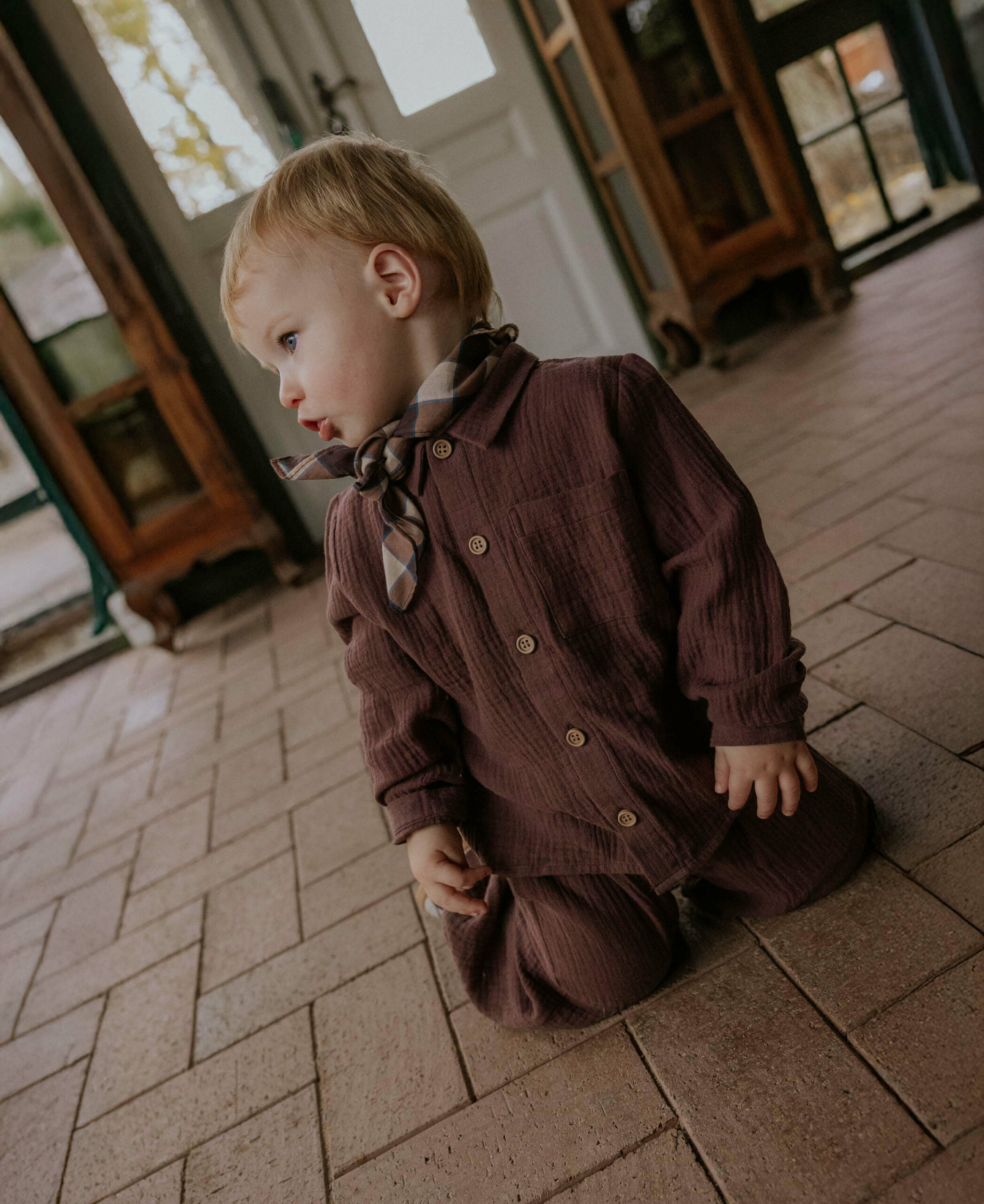 Mørkebrun skjorte fra Fliink