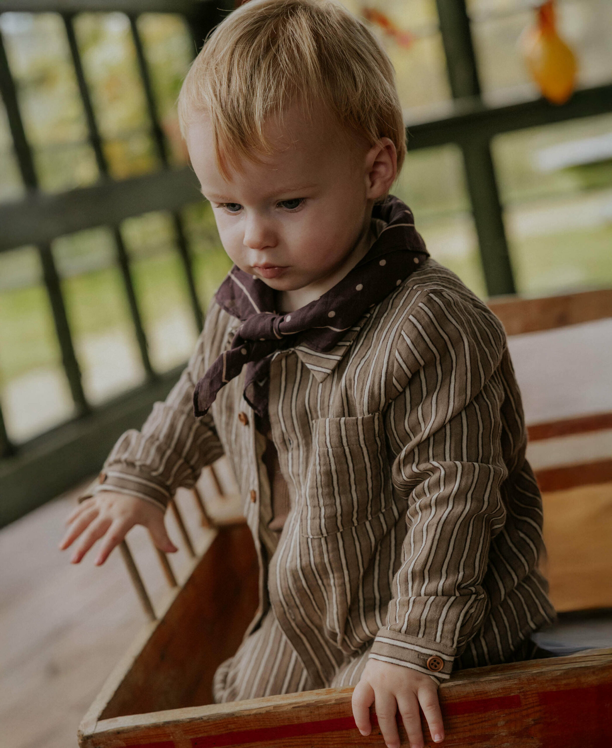 Muslin skjorte til børn