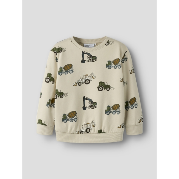 Drenge sweatshirt med maskiner