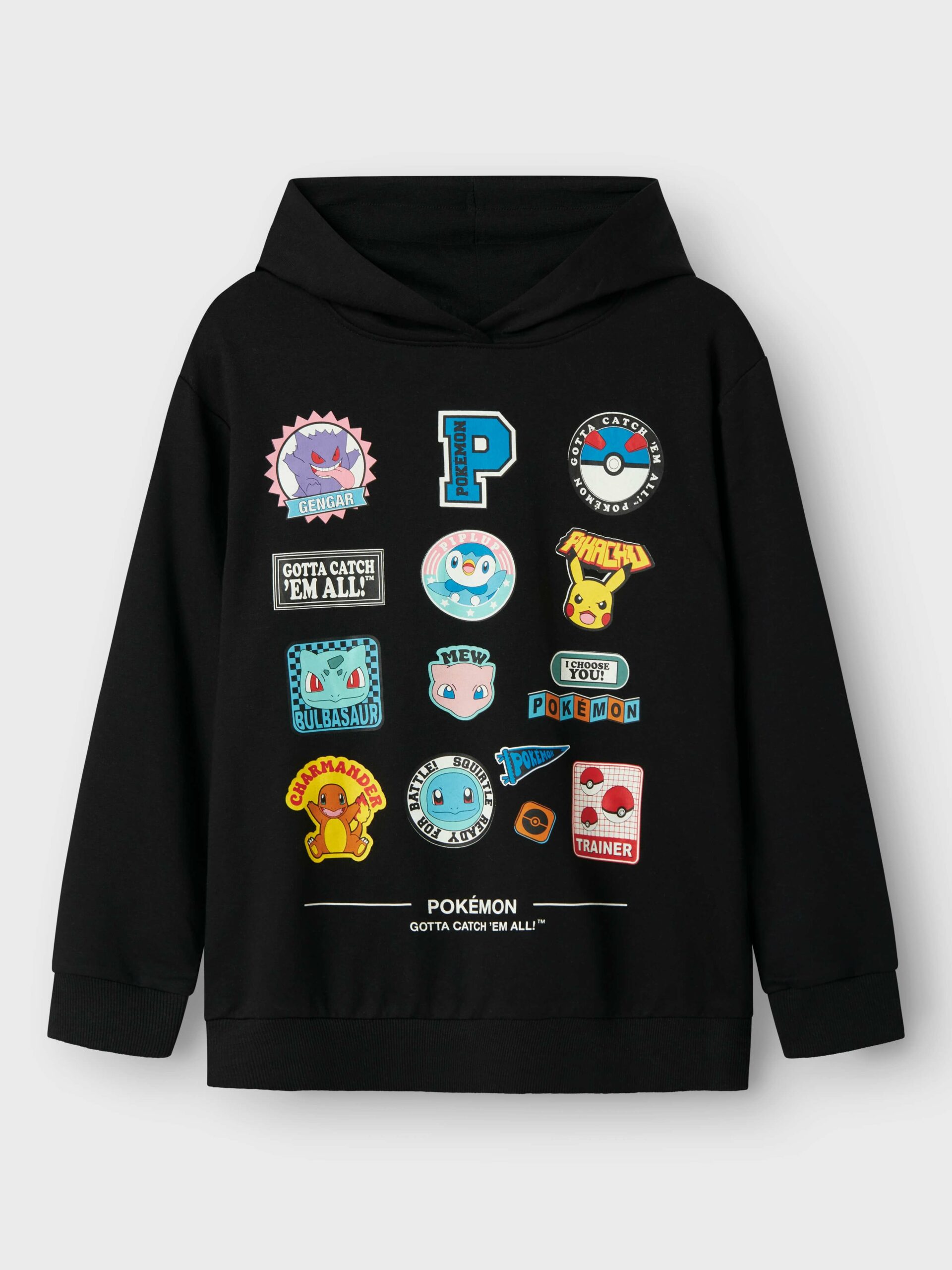 Name It - Hoodie - Jimm Pokemon - Black - Billede 3