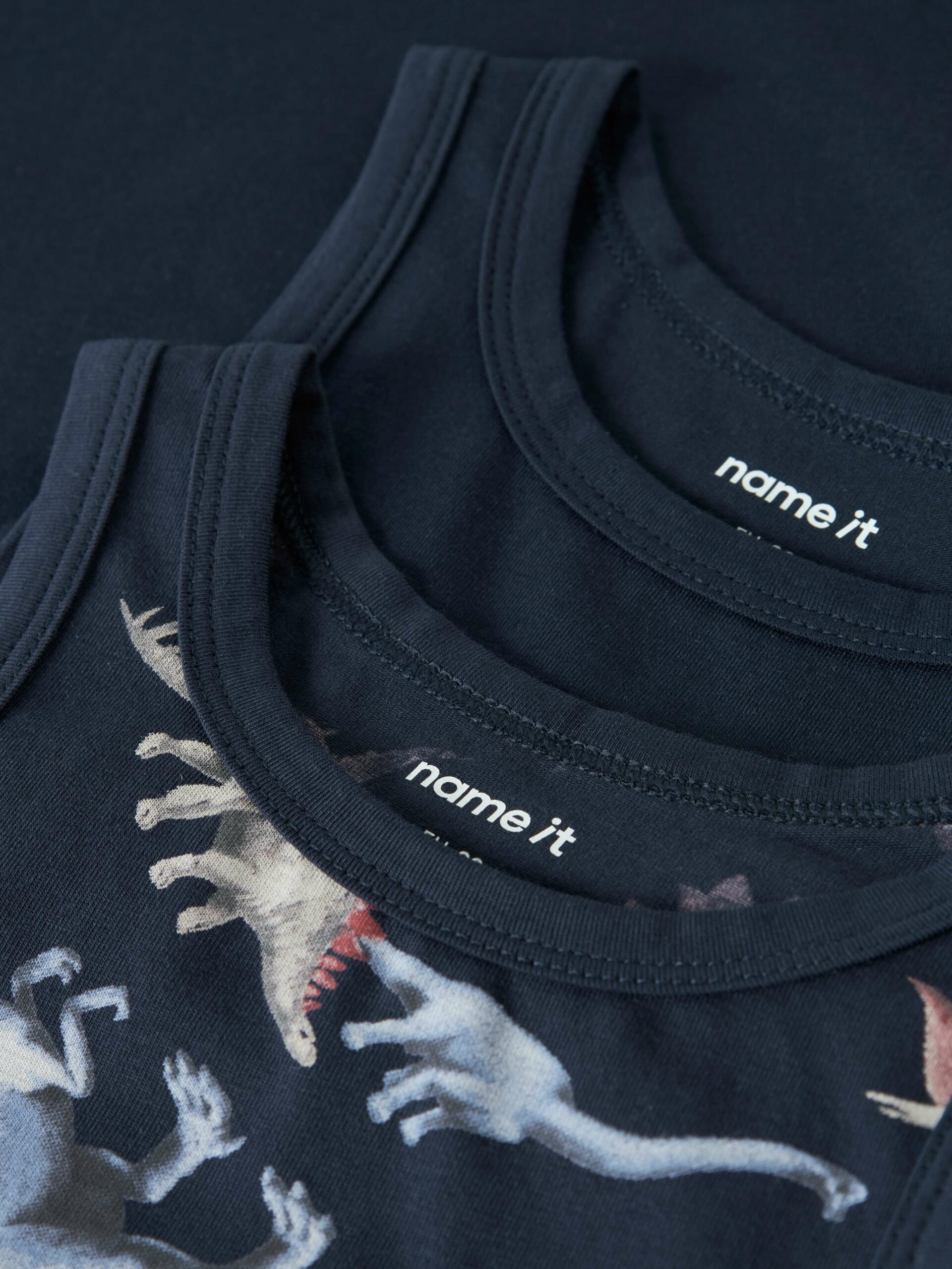 Name It - 2-pak - Undertrøje - Dino - Navy Blazer - Billede 2