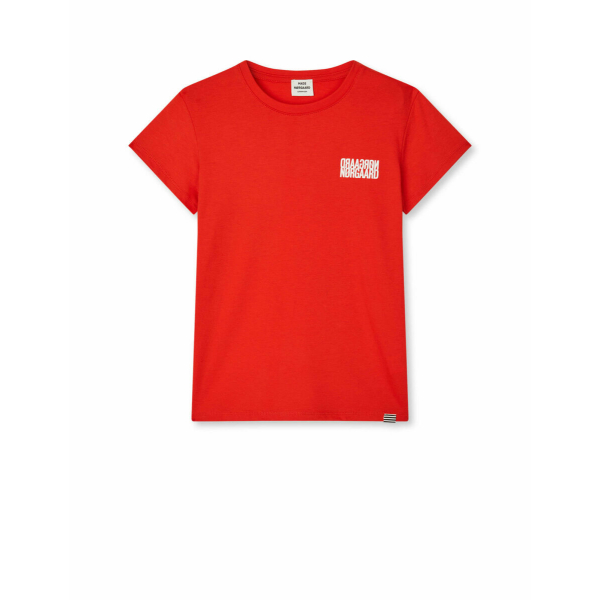 Klassisk rød Mads Nørgaard t-shirt
