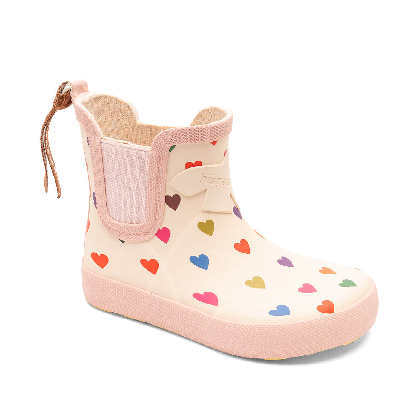 Gummistøvle med hjerter