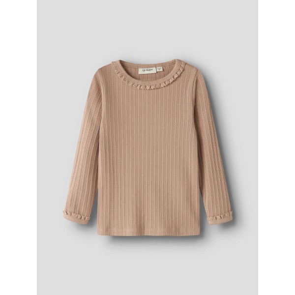 Lil Atelier bluse med blondekant