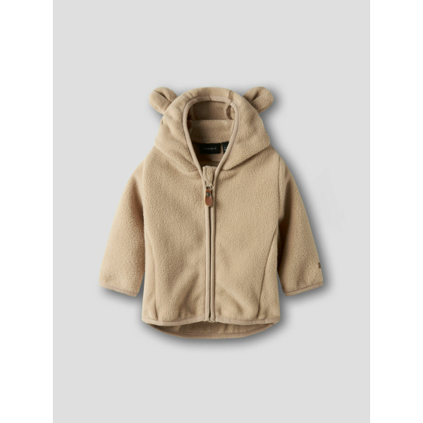 Name It teddy jakke med hætte