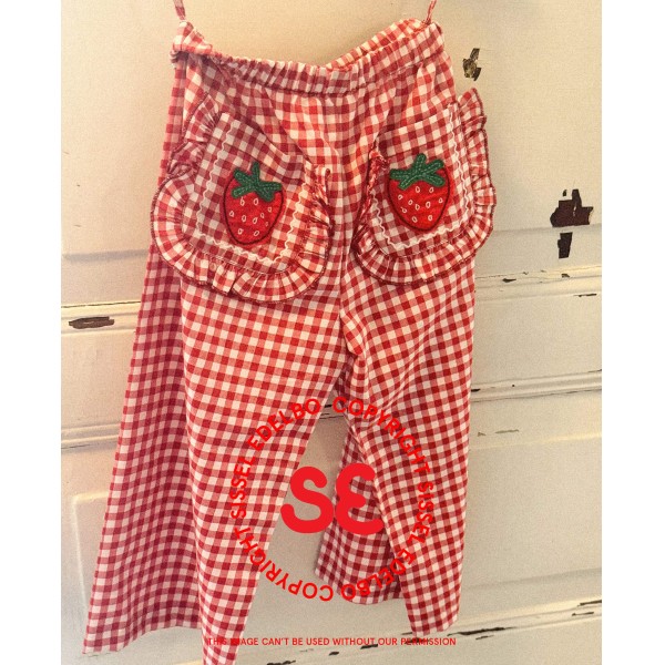 Jordbær bukser fra Sissel Edelbo