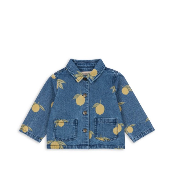 Konges Sløjd denim jakke lemon