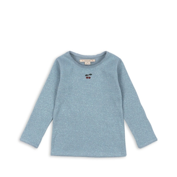 Konges Sløjd blå glimmer bluse