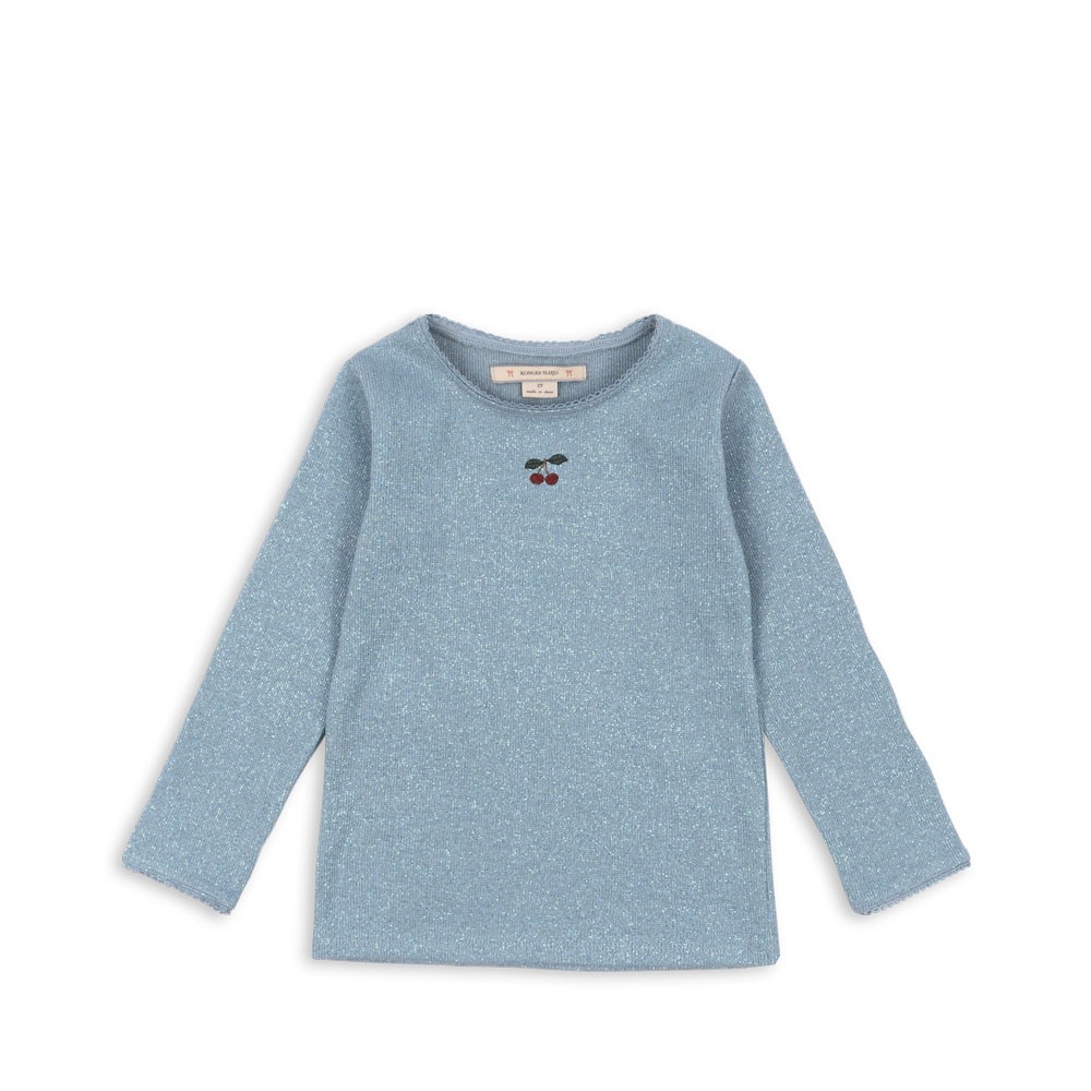 Konges Sløjd blå glimmer bluse