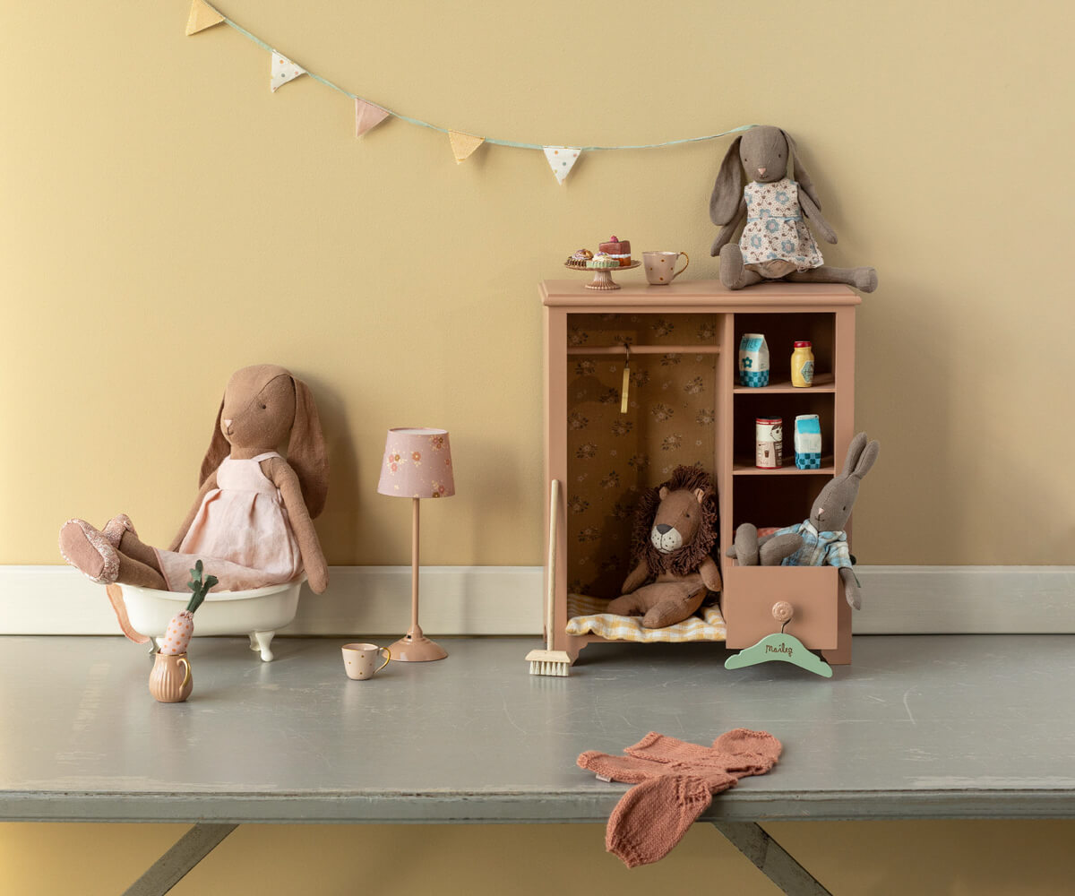 Maileg - Kanin - Str. 3 - Brun - Kjole og Sko - Billede 2