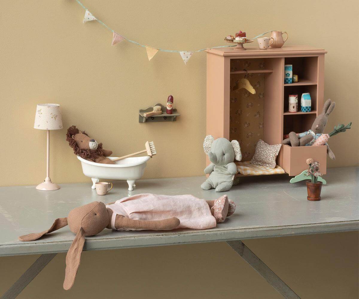 Maileg - Kanin - Str. 3 - Brun - Kjole og Sko - Billede 3