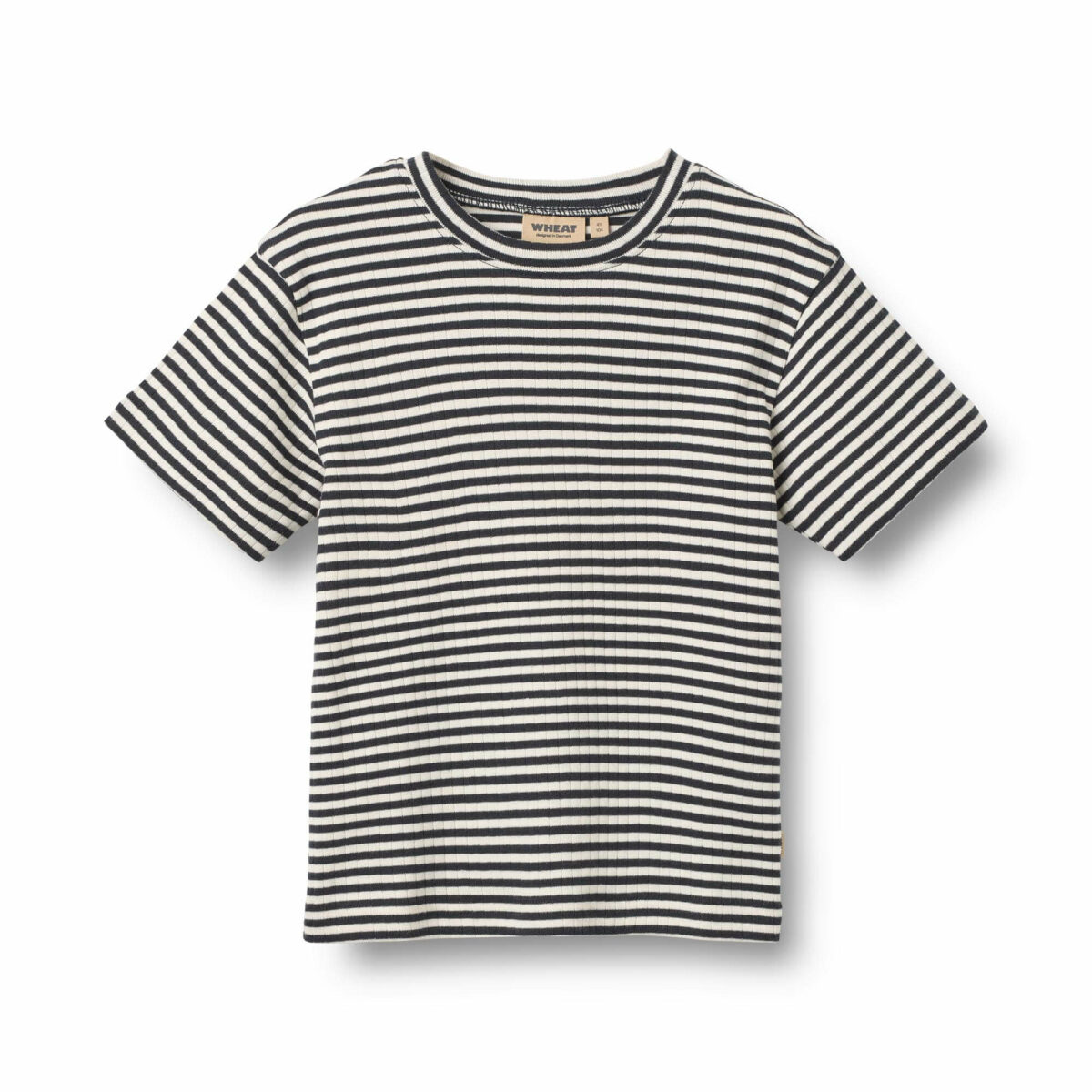 Wheat - Sæt - Short og T-shirt - Fabian - Navy Rib Stripe - Billede 5