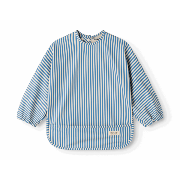 Marmar forklæde blå striber