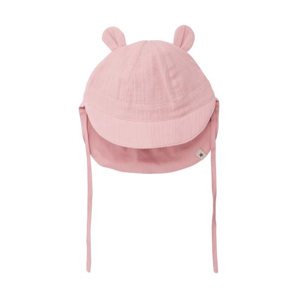 Lyserød Huttelihut solhat med ører