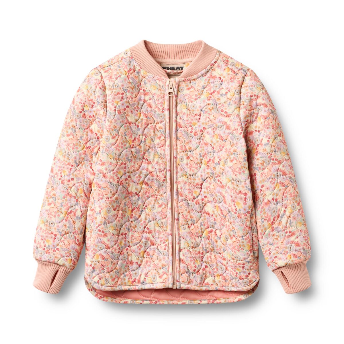 Wheat termojakke frugt og blomster