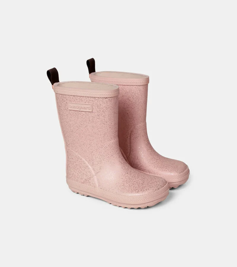 Bundgaard gummistøvle lyserød glimmer