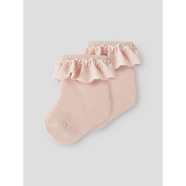 Lil Atelier strømpe med flæse