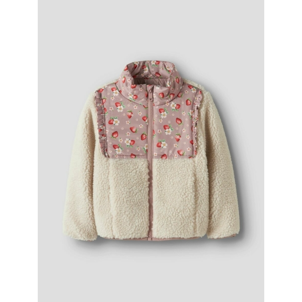 Name It teddy jakke Strawberry