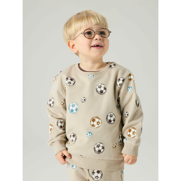 Name It sweatshirt med fodbolde