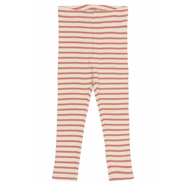 Petit Piao rosa stribet leggings
