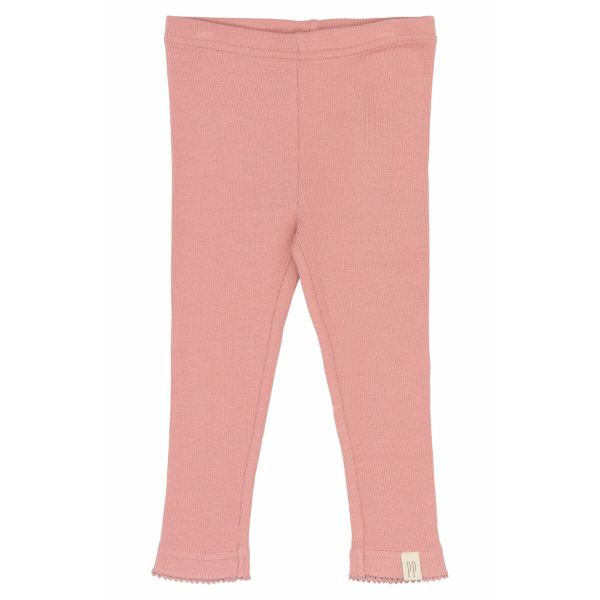 Petit Piao rosa rib leggings