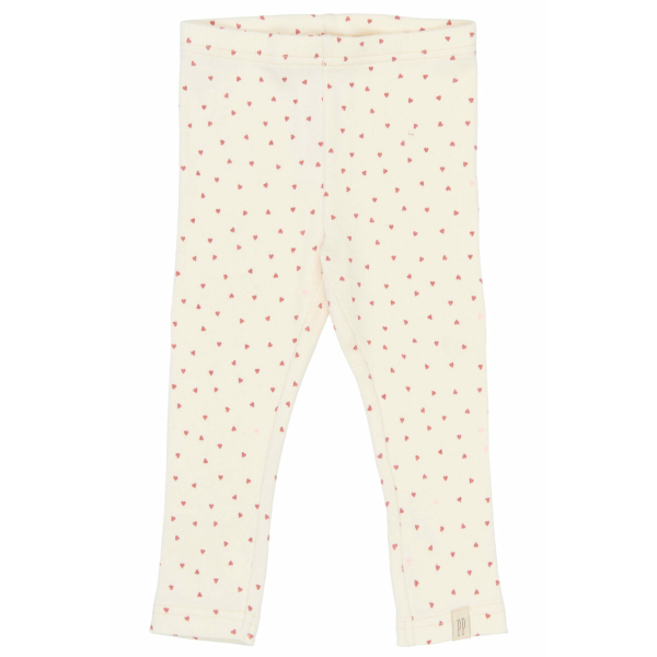 Petit Piao leggings rosa hjerter
